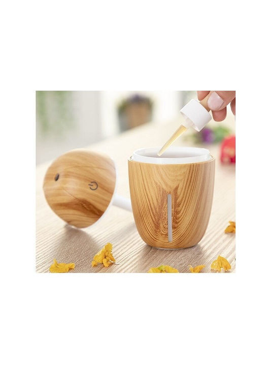 InnovaGoods LED Устройство за ароматерапия Ултразвуков Honey Pine Бежов 180мл V0101197