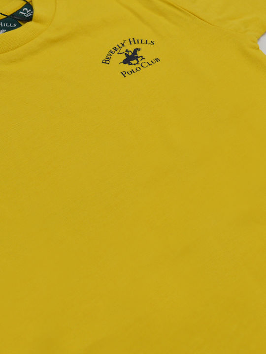 Beverly Hills Polo Club Kids Blouse Short Sleeve Yellow