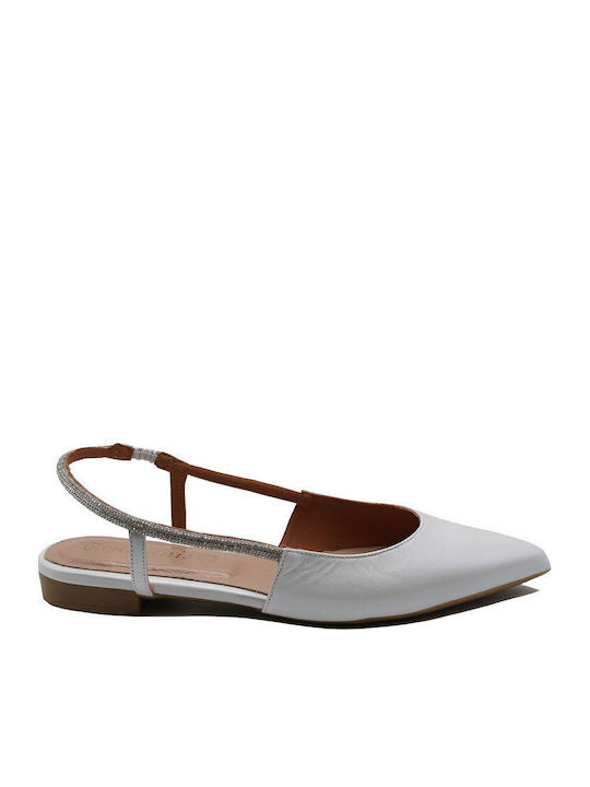Damen Ballerinas in Weiß Farbe