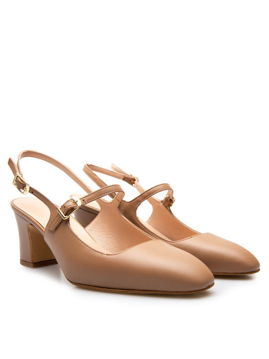 Labrini Beige Heels