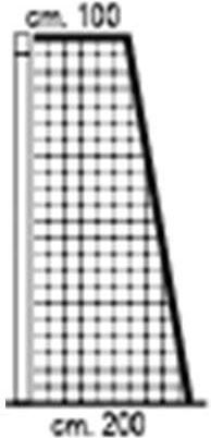 Barret Fußballnetz 732x244cm Art.126