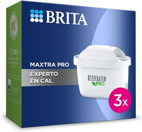 Brita Ανταλλακτικό Φίλτρο Νερού για Κανάτα από Ενεργό Άνθρακα Maxtra Pro 3τμχ