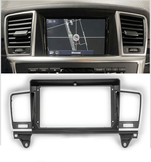 Mercedes-Benz DIN Fascia Panels 2 Din Compatible with Screen 9" for Mercedes-Benz ML 2011-2019