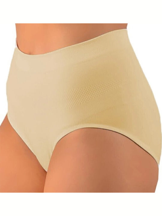 Latex Hochtaillierter Damen Slip Beige 9205mpe Beige