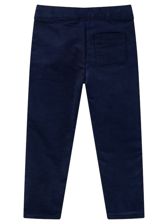 vidaXL Kids Trousers Dark Navy Blue