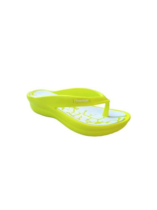 De Fonseca De. ISCHIA W43 Damen Flip-Flops Grün-Limette