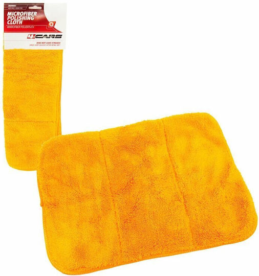 4cars Cloth Microfiber Polishing Car Orange 37x27cm