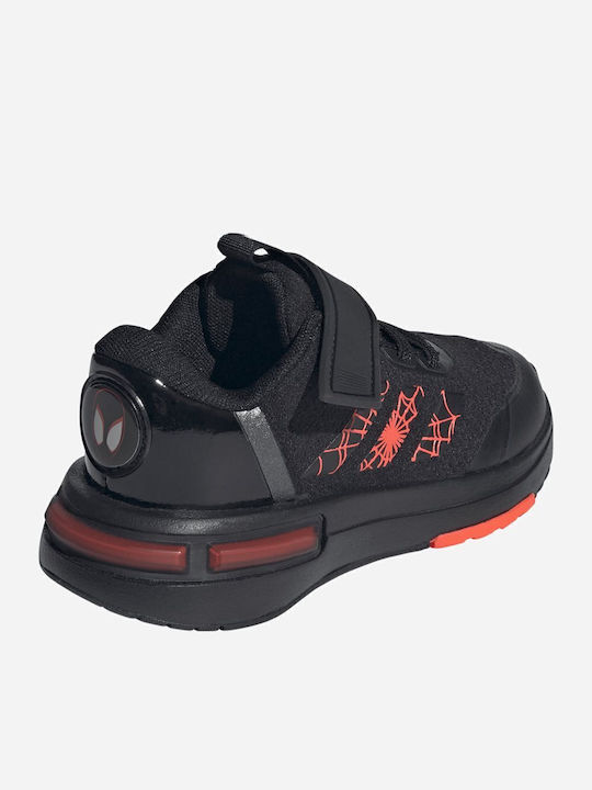 Marvel Spidey Racer Kids Sneakers With Hoop & Loop Closure Black