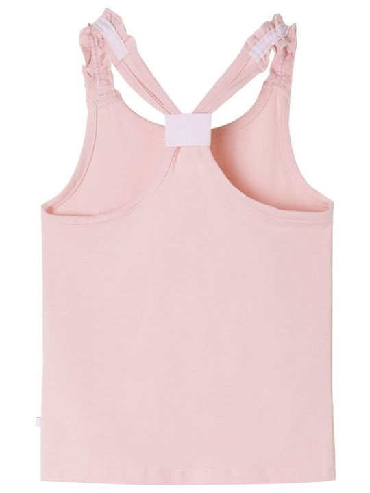 vidaXL Kids Blouse Sleeveless Light Pink