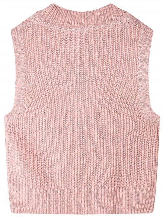 vidaXL Kids Vest Sleeveless Light Pink