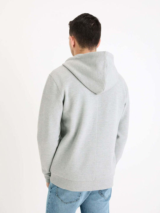 Celio Herren Sweatshirt Jacke GRI