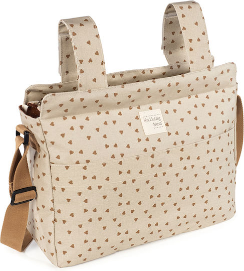 Poppy Cinnamon Hearts Changing Bag | Walking Mum 1120800321