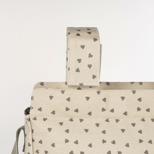 Τσάντα Αλλαξιέρα Poppy Olive Hearts | Walking Mum 1120800320