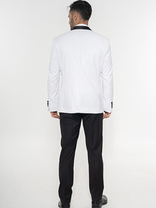 Men's Summer Suit White
