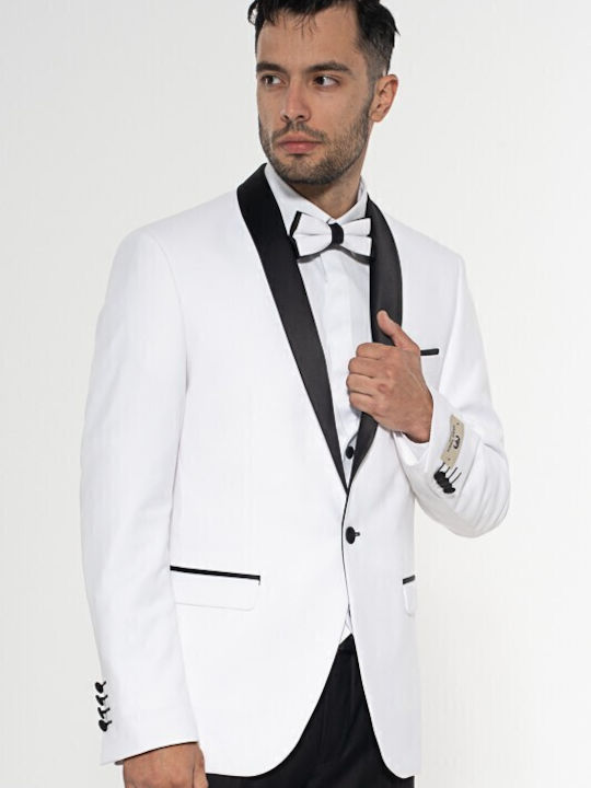 Men's Summer Suit White