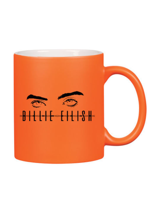 Billie Eilish Becher Keramik Gelb 325ml