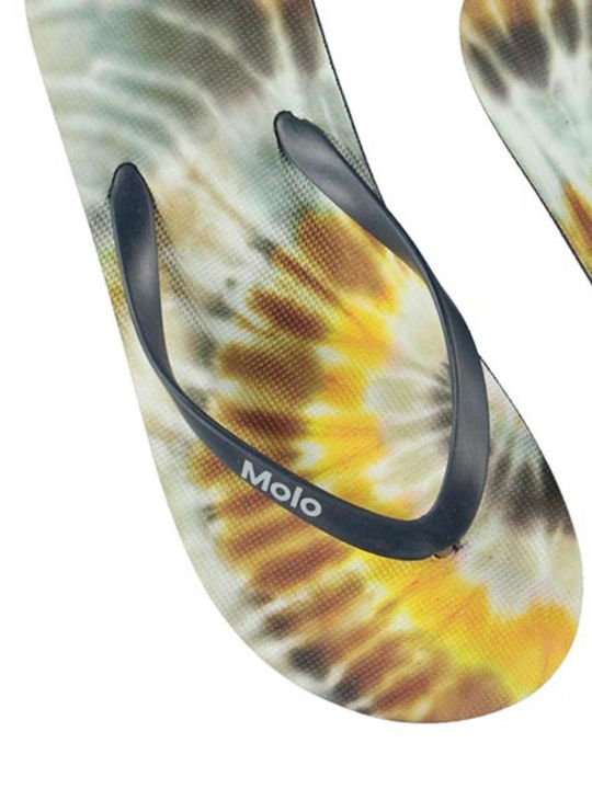 Molo. Children's Summer Flip-flops "tie Dye Spin"