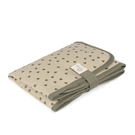 Walking Mum Στρωματάκι από Ύφασμα Εκρού 33x66cm