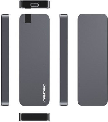 Natec Rhino Case for Hard Drive M.2 SATA III Gray NKZ-1953