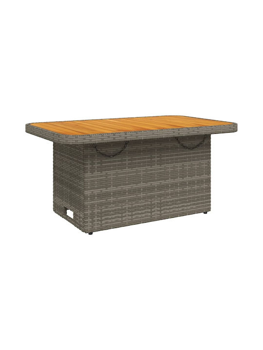 Garden & Outdoor Furniture Set 2 Pieces Gray with Pillows