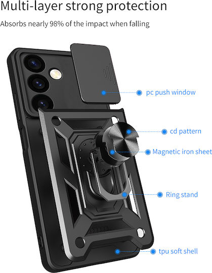 Sonique Back Cover Silicone / Plastic Black (Realme 8 5G)