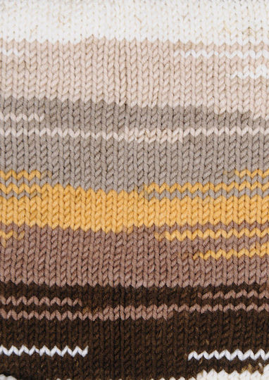 Madame Tricote Paris Strickgarn Acryl Gelb Braun 120m 100g