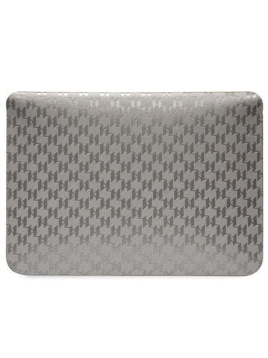 Karl Lagerfeld Saffiano Monogram Ikonik Τσάντα για Laptop 14" σε Μαύρο χρώμα