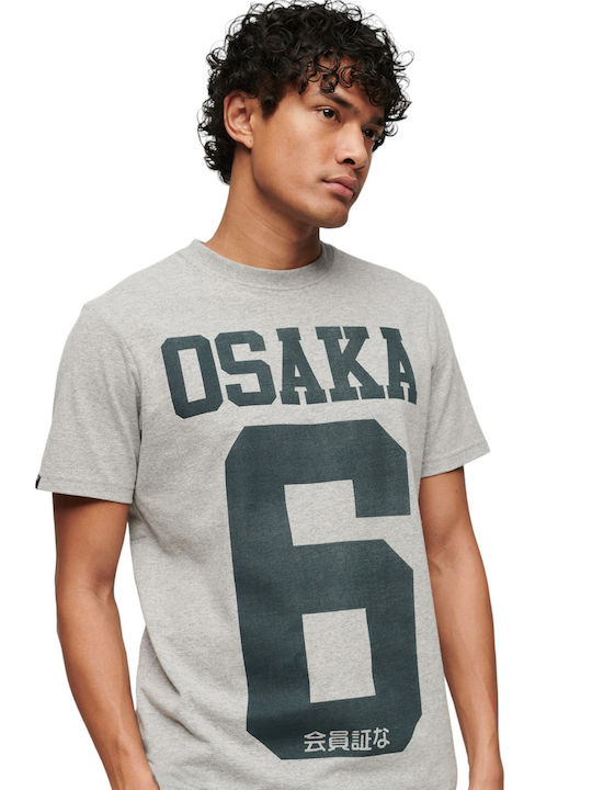 Superdry M D2 Ovin Ανδρικό T-shirt Κοντομάνικο Grey