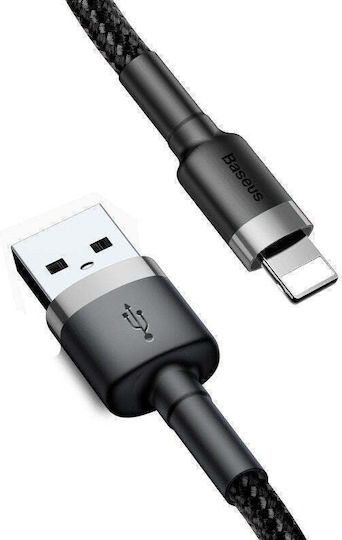 Baseus Cafule USB-A to Lightning Cable Γκρι 2m
