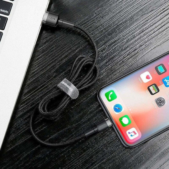 Baseus Cafule USB-A to Lightning Cable Γκρι 0.5m