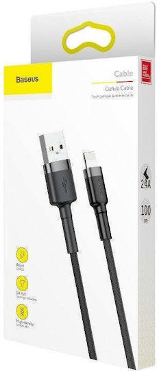 Baseus Cafule USB-A to Lightning Cable Γκρι 2m