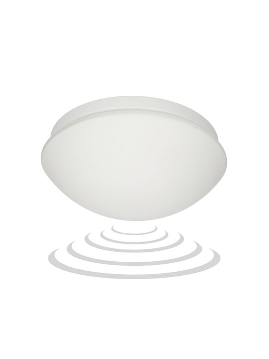 Adviti Ceiling Mount Light 27.5cm White with Socket E27