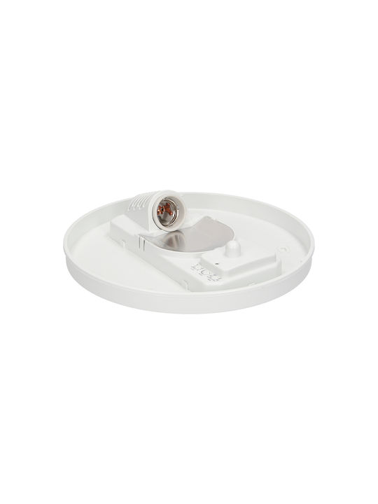 Adviti Ceiling Mount Light 27.5cm White with Socket E27