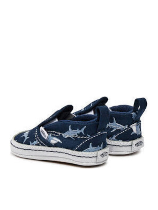 Πάνινα Παπούτσια Vans Slip-on V Crib Vn000cruber1 Blue/multi Πάνινα Παπούτσια Vans