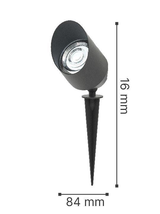 Inlight Στεγανό Φωτιστικό Led Καρφωτό 80600211