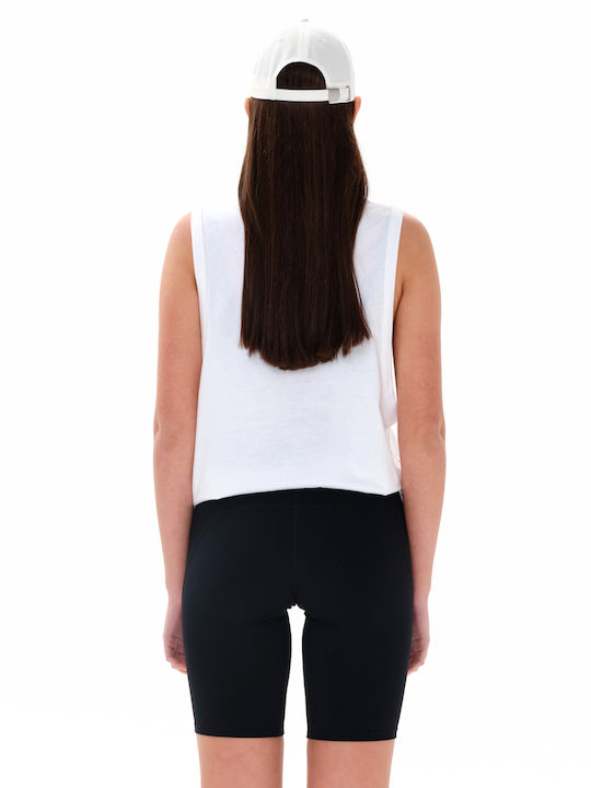 Women's Blouse Cotton Sleeveless White