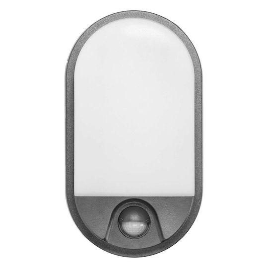 Adviti Wall-Mounted Outdoor Ceiling Light LED IP54 15W with Natural White Light 11.92x21.22x4.45εκ.