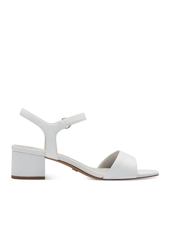 Tamaris White Women's Leather Sandals White (1-28250-42 100)