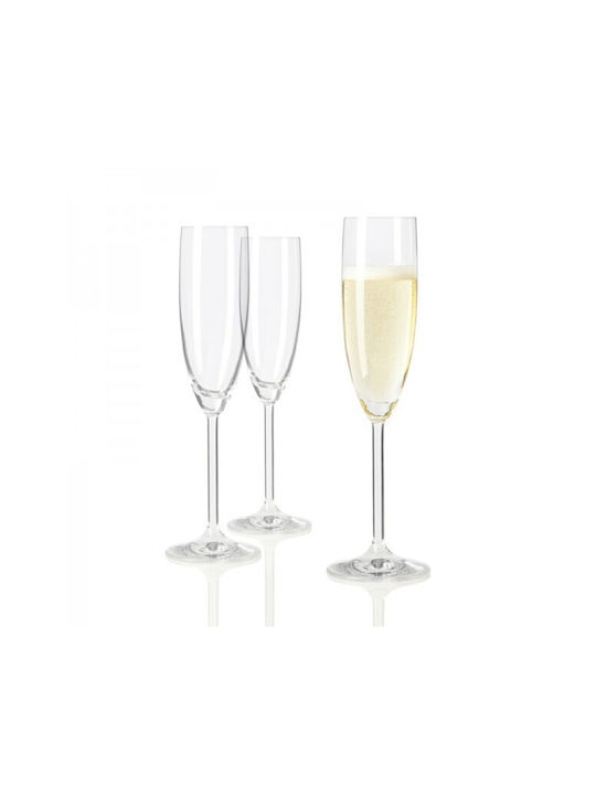 Leonardo Daily Set of Glasses Champagne made of Glass Stemmed 200ml 6pcs