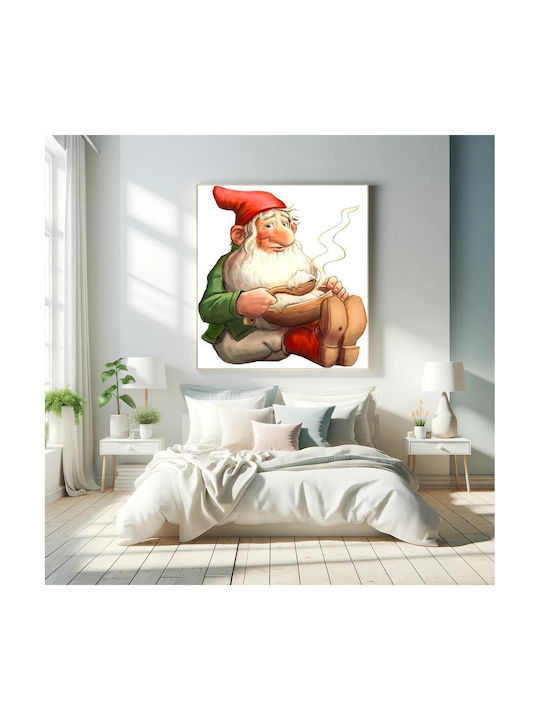 This Image Is One Of 72 From A Swedish Christmas Clip Art Cd, Now Released To The Public Domain By The Artist Alphazeta Painting on Canvas 120x120cm