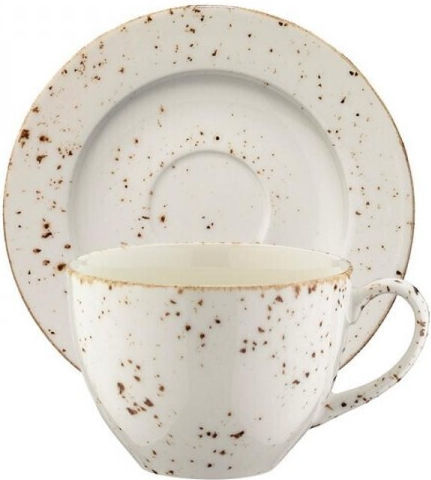 Bonna Tasse Kaffee aus Porzellan Braun 230ml