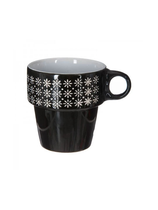 Secret de Gourmet Set Tassen Kaffee Keramik Weiß 260ml 6Stück