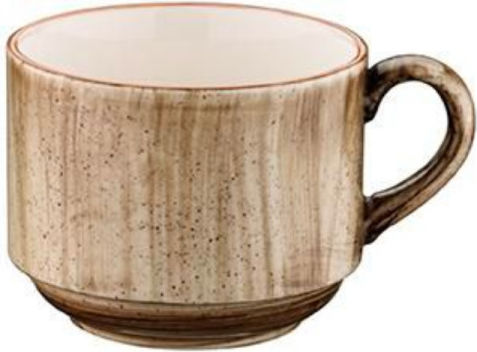 Bonna Φλιτζάνι Cappuccino από Πορσελάνη Καφέ 180ml