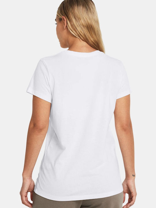 Under Armour Damen Sport T-Shirt Schnell trocknend Weiß