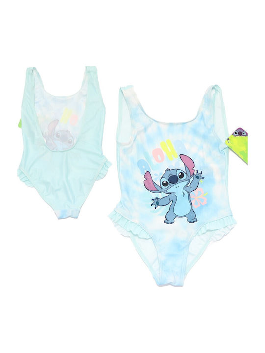 Disney Lilo & Stitch Παιδικό Μαγιό Ολόσωμο Γαλάζιο