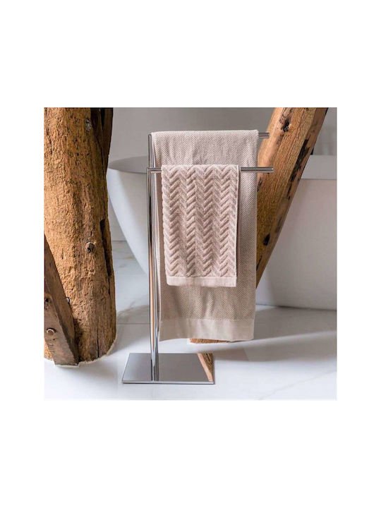 Sealskin Καλόγερος Μπάνιου Διπλός ​45x80cm Ασημί