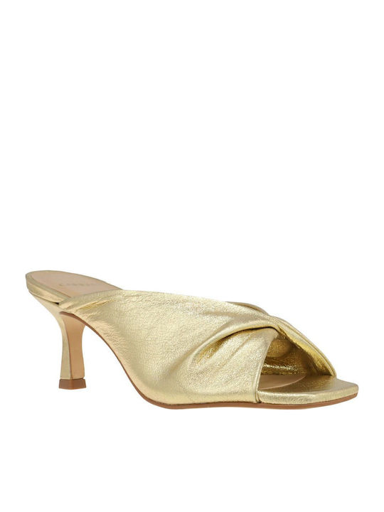 322002h-cab04 Crack Mule Carrano - Gold - Leder 322002h-cab04 Crack Mule Carrano - Gold - Leder