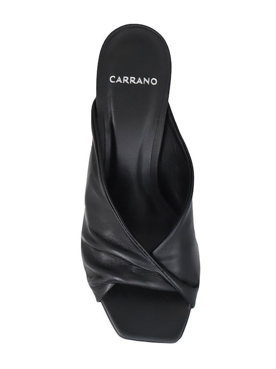 322002h-cab04 Mestico Mule Carrano - Schwarz - Leder