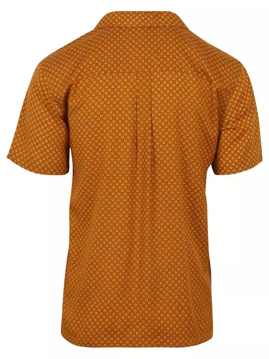 D3 Stud Short-sleeved Shirt Yellow