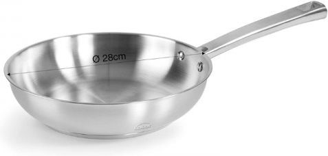 Lacor Foodie Τηγάνι από Ανοξείδωτο Ατσάλι 28cm